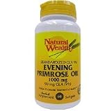 Evening Primrose Oil 1000 Mg By Natural Wealth - 60 Softgels