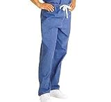 21y4lyZmjYL. SL160  Unisex Light Denim Scrub Pant by White Swan