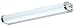 American Fluorescent ASP117R8 Bright Aluminum Curved Profile Contemporary / Modern One Light 24.375