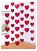 Foil Candy Hearts String Decoration Pk6