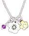  : FAR FETCHED AMETHYST FLOWER NECKLACE 16 INCHES