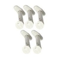 Omnimount AB1 Audio Basics Speaker Mounts (5-Piece Set, White)
