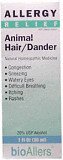 BioAllers Animal Hair Dander Allergy Relief 1 fl oz by NatraBio Homeopathics / 1 Oz.