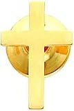 14k Gold Cross Tie Tac