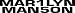 Marilyn Manson MAR1LYN MAN5ON CAR Window DECAL STICKER