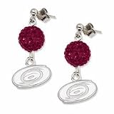 Carolina Hurricanes Ovation Crystal Earrings