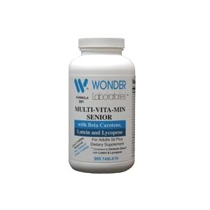 Multi-vitamin Multi-mineral Compare to Centrum Silver� Multivitamin Multimineral with Beta Carotene Especially for Adults 50 Plus - 365 Tablets #2914 by 