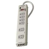 Belkin 6-Outlet Metal Surge Protector 6-foot cord