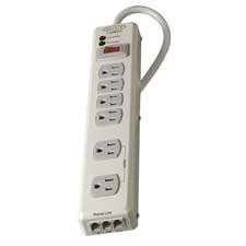 Belkin 6-Outlet Metal Surge Protector 6-foot cord ( F9H620-06-MTL )