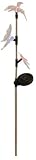 Moonrays 91285 Solar Powered Stake Light with 3-Acrylic Figures Garden Accent