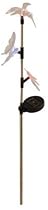 Moonrays 91285 Solar Powered Stake Light with 3-Acrylic Figures Garden Accent