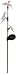 CCI Moonrays 91285 Solar Powered Stake Light with 3-Acrylic Figures Garden Accent