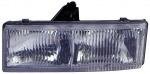 Left Driver Side Headlight Headlamp 95-05 Chevy Astro / Gmc Safari Van 95 96 97 98 99 00 01 02 03 04 05 1995 1996 1997 1998 1999 2000 2001 2002 2003 2004 2005 Head Light Lamp Lights Lamps Composite Type Headlight