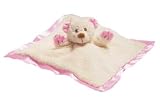 Baby Snuggle Bear Blankie with Rattle (Pink)