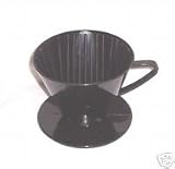 Plastic Filter Cone #2 Medium Coffee Maker Black or Red