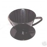 Plastic Filter Cone #2 Medium Coffee Maker Black or Red