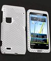 Nokia E7-00 Lattice Snap-on Cover Faceplate / Executive Protector Case (Whi ....