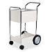 Fellowes Inc / Steel Mini Mail Cart, 16-1/4x26x39-1/4, Gray/Chrome / FEL40924