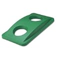Rubbermaid(R) Slim Jim(R) Bottle & Can Recycling Top, Green