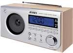 Jensen Tabletop Digital AM FM Alarm Clock Radio with Nature Sounds - JCR 425