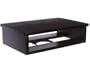 TV and VCR Swivel Base - Wood - Black Finish (Black) (5.5"h x 20"w x 13"d)