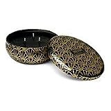 Voluspa 3 Wick Tin Candle Makassar Ebony & Peach