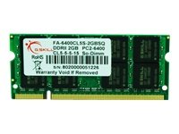 G.Skill PC2 6400 Arbeitsspeicher 2GB (800 MHz, 204-polig) DDR2-RAM Kit