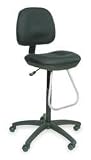 Dakota Designs 1FAV2 Drafting Stool, 23-33 In H, Black