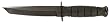 Ka-Bar Short Tanto Point Knife, Black