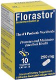 Florastor Dietary Supplement 250mg - 10 capsules