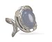 Chalcedony Ring with Open Band