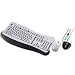 Fujitsu Siemens KBPC MF RF Pro Tastatur schnurlos 105 Tasten MS W98 CH  + Maus Weiss