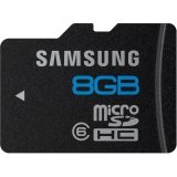 Samsung MB-MS8GA/US 8 GB Class 6 microSDHC Flash Memory Card