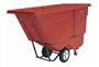 Rubbermaid FG130500 Rotational Molded Standard Duty Tilt Truck, 850 lbs Capacity, 60.5" Length, 28" Width, 38.63" Height, Red