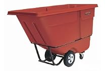 Rubbermaid Standard Duty 1/2 Cu. Yd. Red Tilt Truck