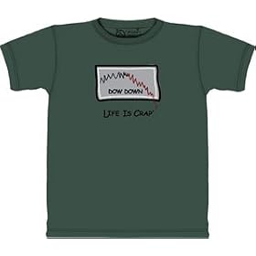 Life is Crap Humorous Dow Down T-Shirt ... XL