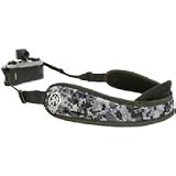 Crumpler ID-05A Industry Disgrace 2.5 Inch Wide Camera Strap in Pixel Camo Grey Gunmetal