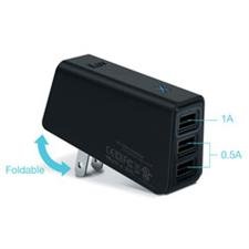 iLuv iAD217BLK Triple USB AC Adpater - Black