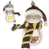 Scottish Christmas Pittsburgh Pirates Home Run Snowman Ornament Set