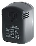 Computer : USA to UK Step-down Voltage Converter/Transformer/Maximum Load 45VA Watts - 220/240V to 110/120V AC