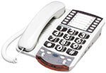 Ameriphone XL30 Phone with 30-dB Amplification and Large Keypad (White)