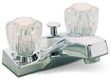 Concord 4 Chrome Two Handle Lavatory Faucet with Pop-up