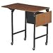 MMF Industries 2062104BW SteelMaster, Multipurpose Table With Drop Leaves, 20W x 26-1...