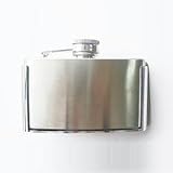 Flask Pewter Belt Buckle Flask Pewter Belt Buckle