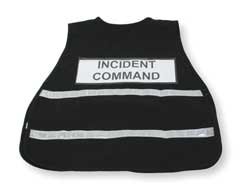 Condor 2PDP3 Safety Vest, Incident, Polyester, Black