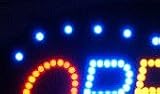 Open Colored Flashing LED Sign Window Display