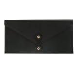 Royce Leather String Close Legal Document Envelope - Black
