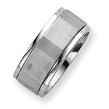 Sterling Silver Men's Inner Channel Spinning Band