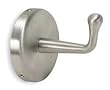 Industrial Grade 1ECN4 Heavy Duty Robe Hook, 3 x 3 1/4 In, SS