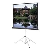 84X84 Carpeted Picture King Tripod Portable Screen Matte White